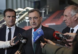 Aitor Esteban, este viernes durante la presentación del congreso del Partido Demócrata Europeo en el BEC.