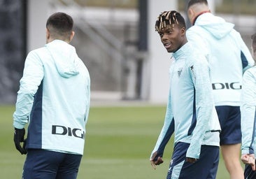 Nico Williams y Sancet, listos para medirse al Barcelona