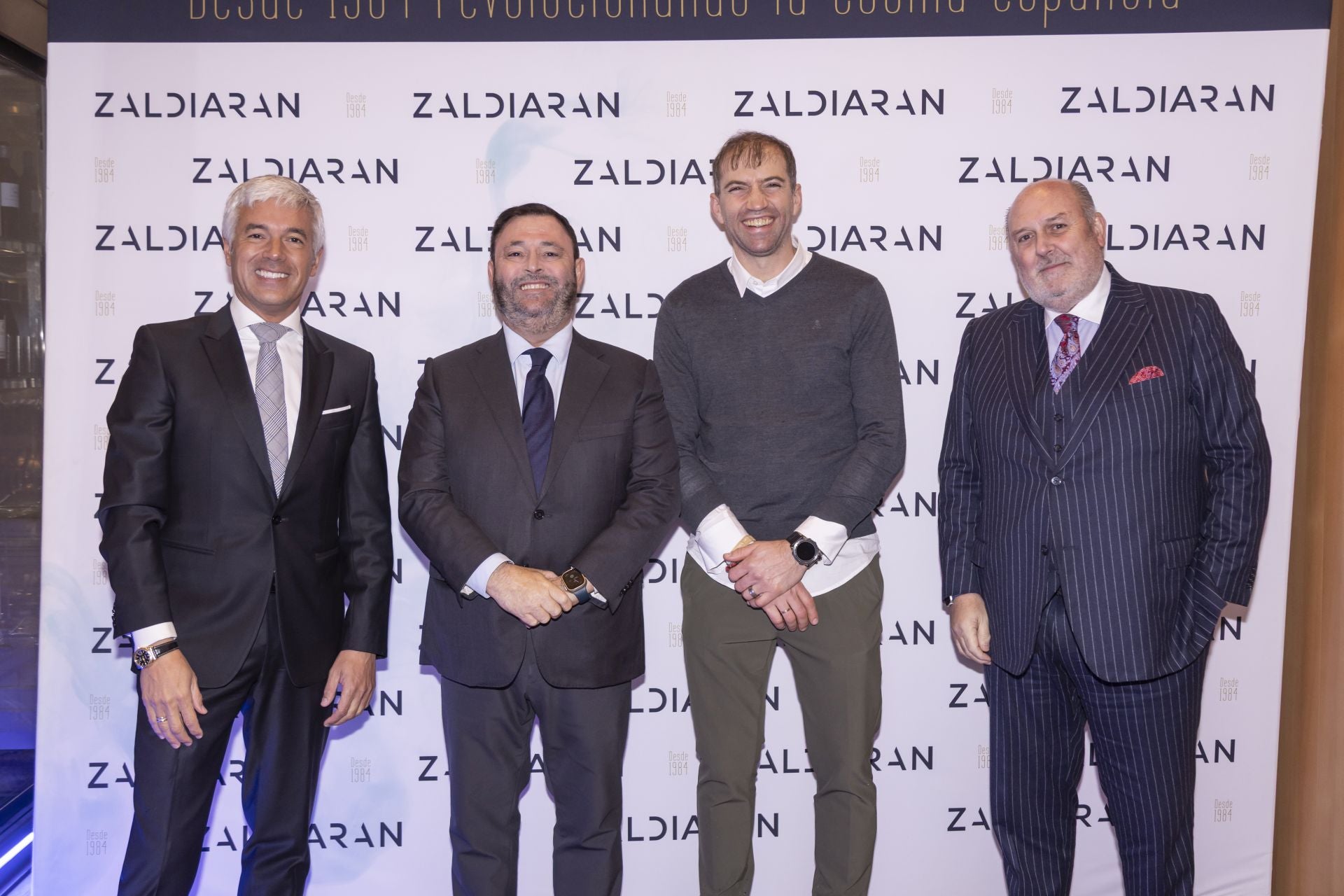 Raúl Barambones, Juan Antonio Sánchez Corchero, David Ros y Alfonso Segovia.