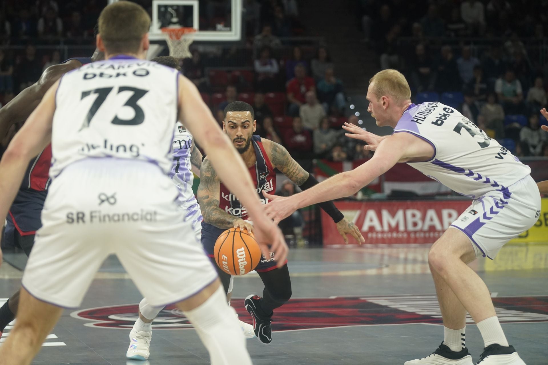 El derbi entre el Baskonia y Surne Bilbao, en fotos
