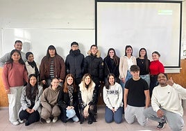 Visita al centro de la alcaldesa de Durango, Mireia Elkoroiribe.