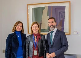 La Fundación HARTE e Iberdrola exhiben en el hospital de Cruces 15 obras de Gerardo Rueda