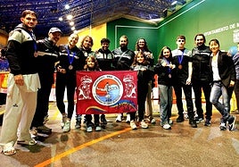 Representantes del club de Miranda.