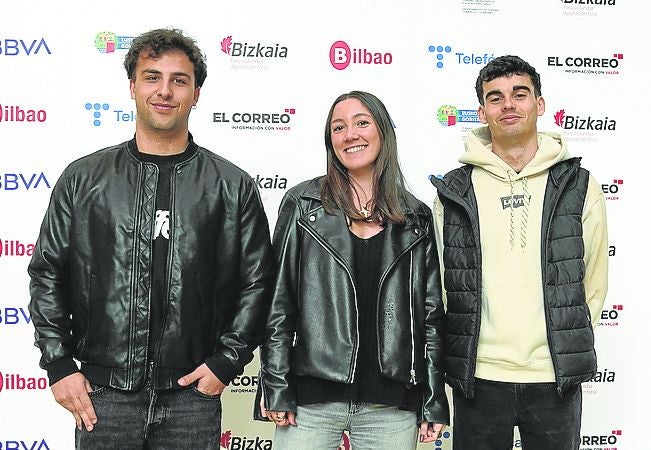 Lukas Otaegui, Andrea Montes y Sergio Quintana.