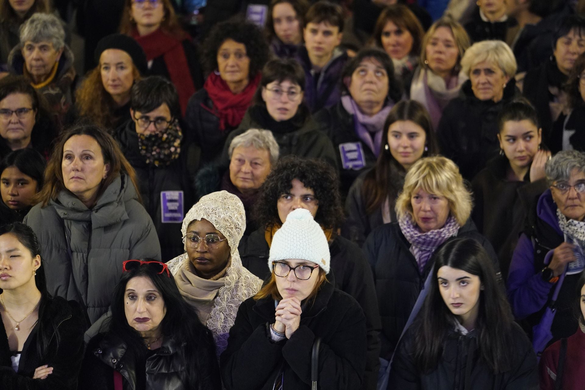 Miles de personas claman en Bilbao contra la violencia machista