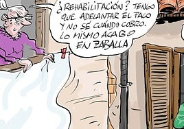 La viñeta de Cerrajería sobre las ayudas para las viviendas del Casco Viejo