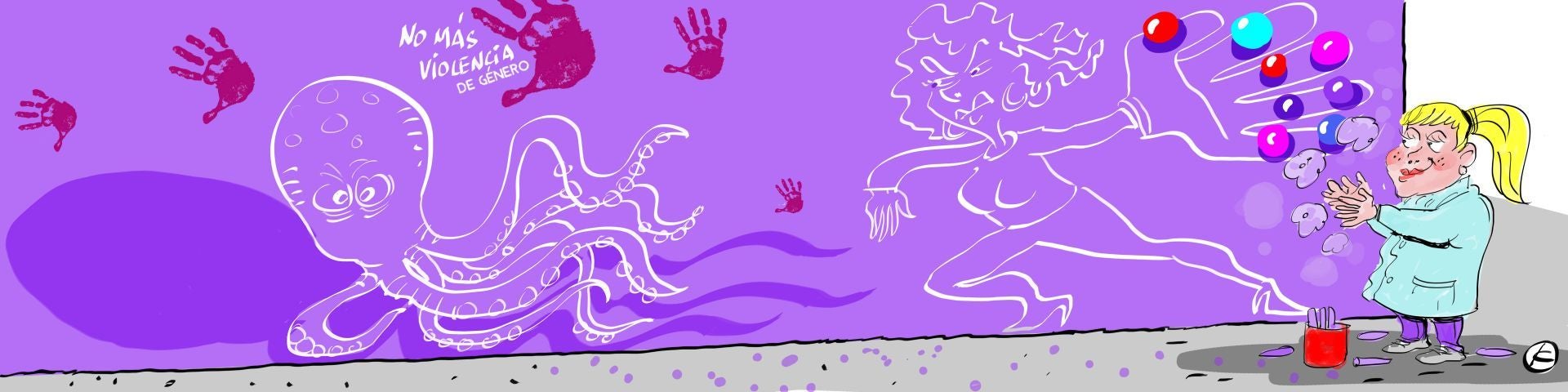 La viñeta de Cerrajería sobre el 25N