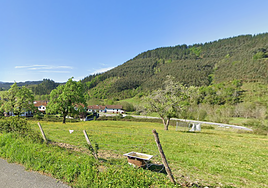 Caseríos del barrio Zubiate de Arratzu.