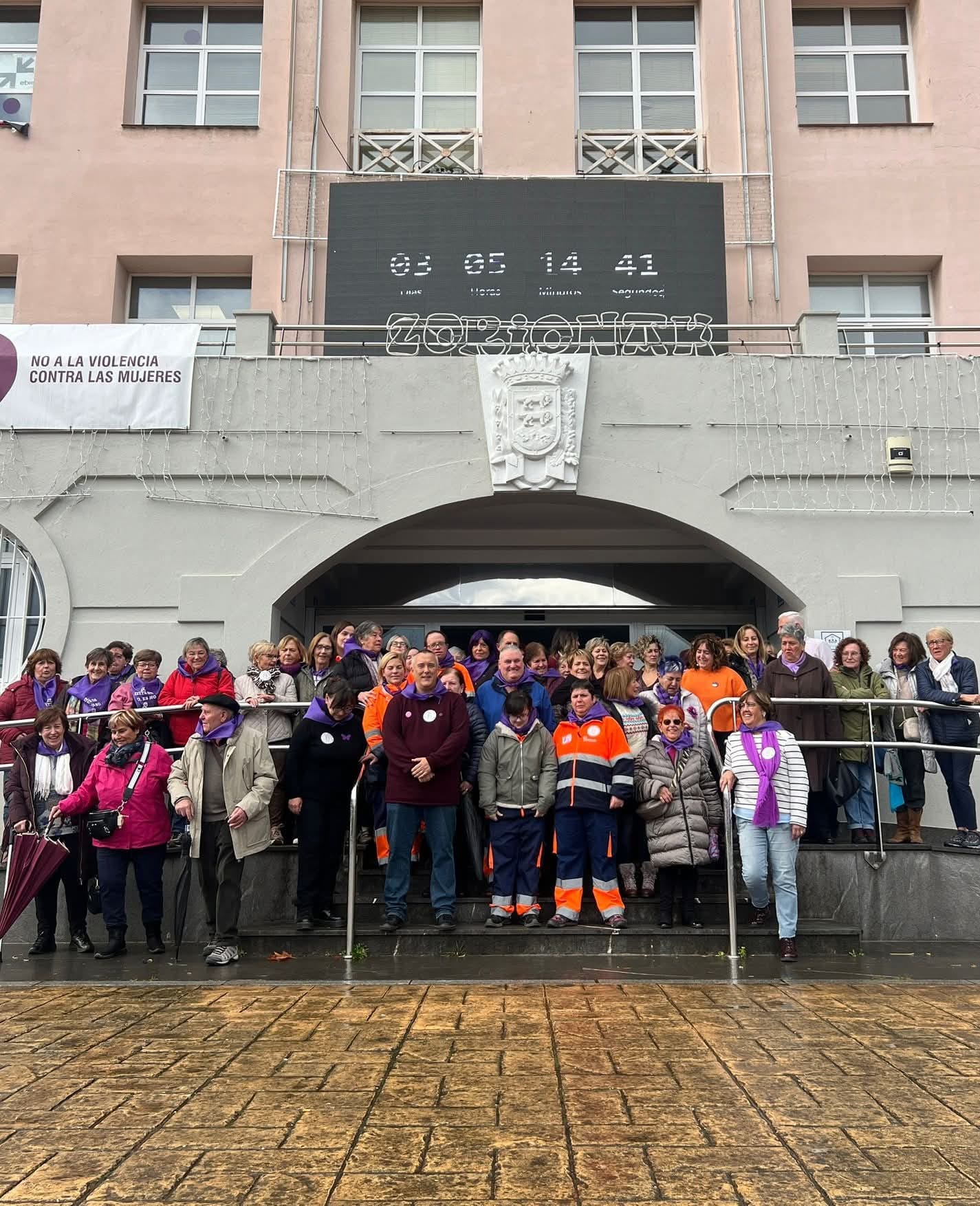 Las imágenes que deja el 25-N en Bizkaia