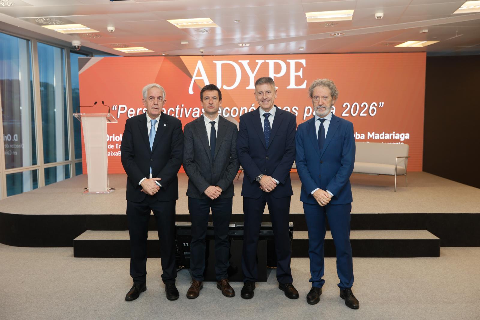 Mikel Etxebarria, Oriol Aspachs, Joseba Madariaga y Jon Barrutia.