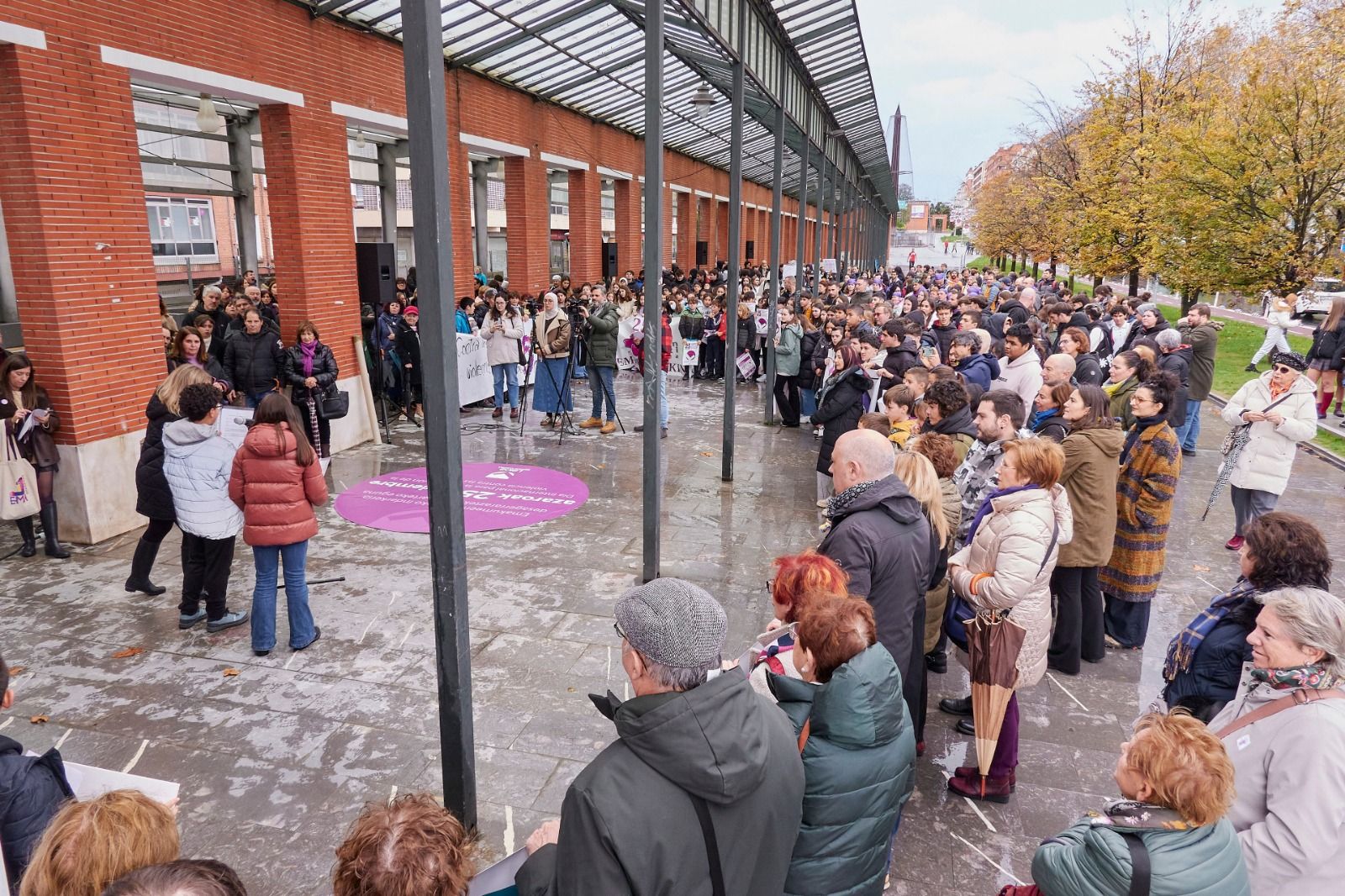 Las imágenes que deja el 25-N en Bizkaia