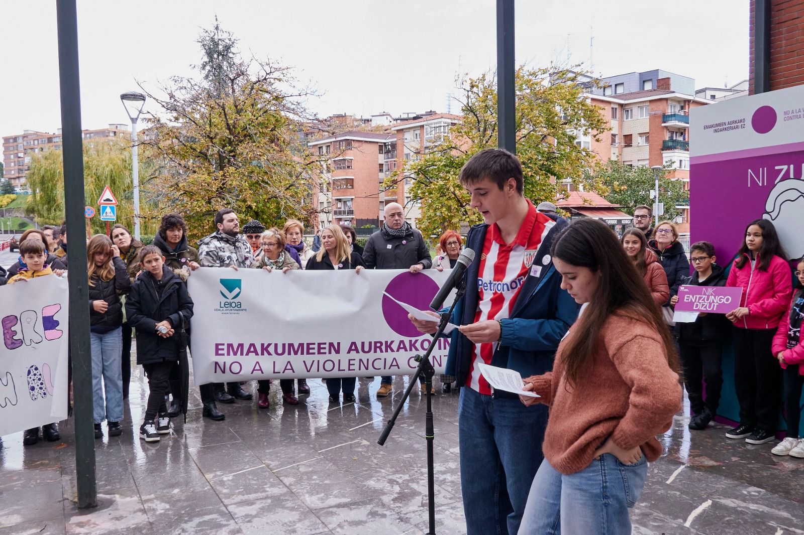 Las imágenes que deja el 25-N en Bizkaia