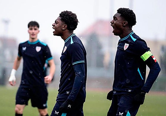 El Athletic sigue invicto en la Youth League tras empatar en Praga gracias a un penalti en el último minuto