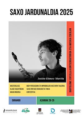 En estas jornadas los participantes podrán compartir fin de semana con el gransaxofonista Antón Gómez