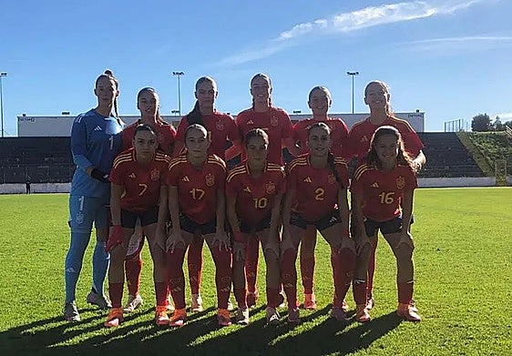 Once de La Rojita ante Bulgaria.