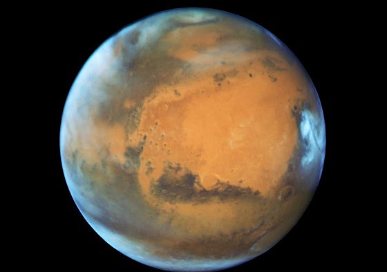 Imagen de Marte.