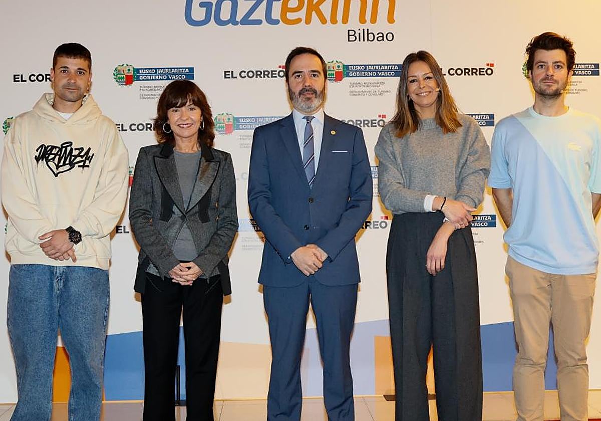 David Cervera, María Goti, Javier Hurtado, Azucena Ordoñez y Mikel Otero.