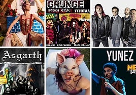 Música de todos los estilos y monólogos televisivos este fin de semana en Vitoria. Elige tu plan