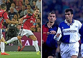 Ibai y Nan Ribera, protagonistas de los últimos dos triunfos albiazules en el Camp Nou.