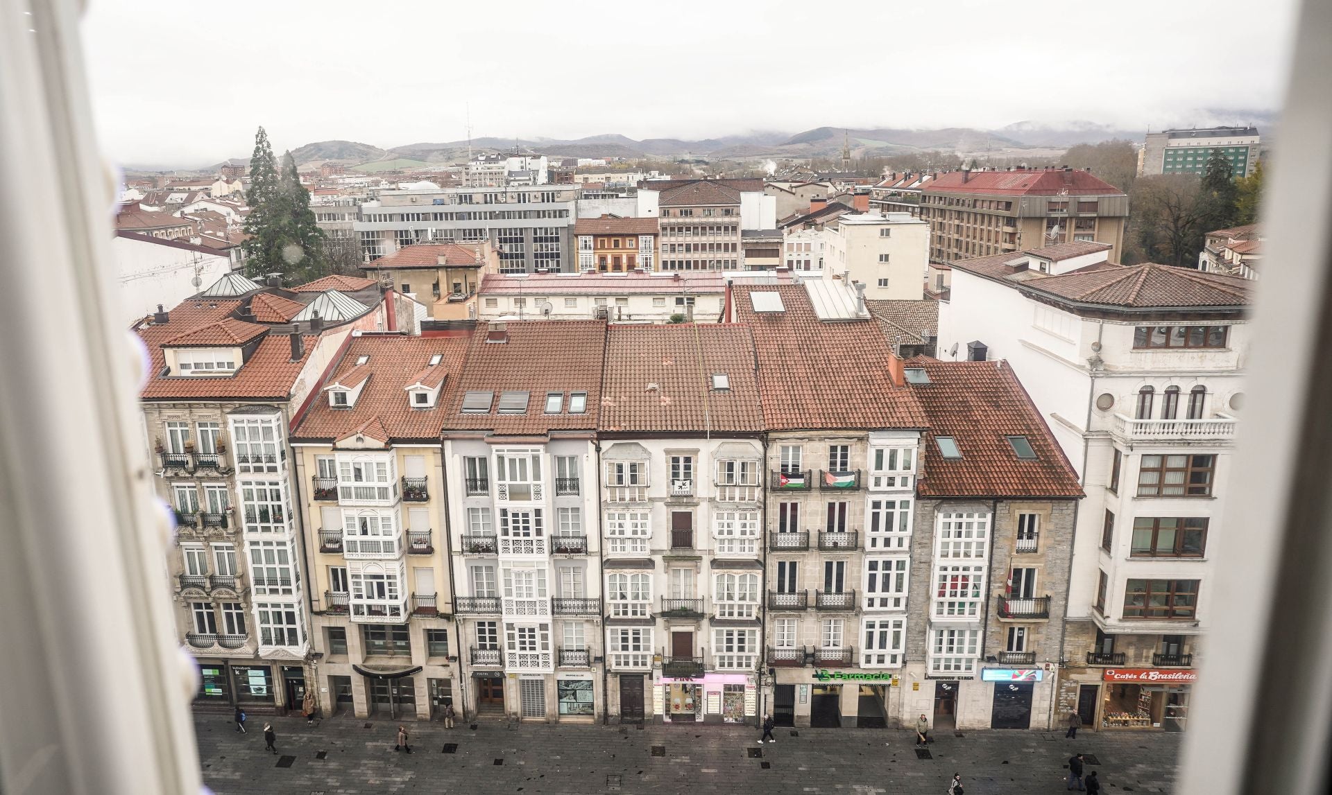 Así se ve Vitoria desde la noria