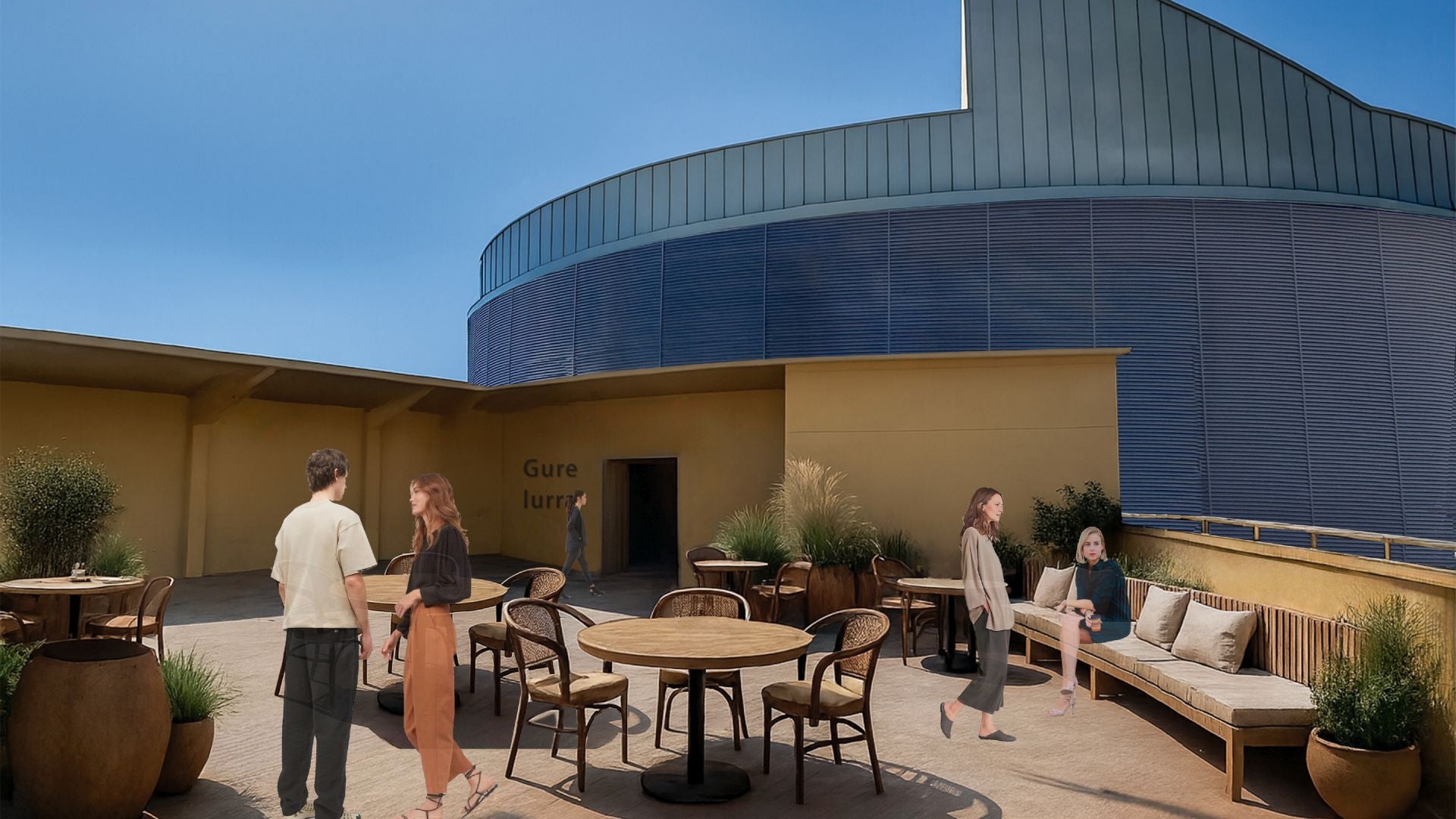 Vista de la terraza del nuevo centro.