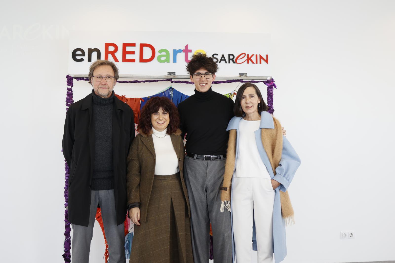 Andoni Aurre, Susana González, Eder Aurre y Marisol Ferreira.
