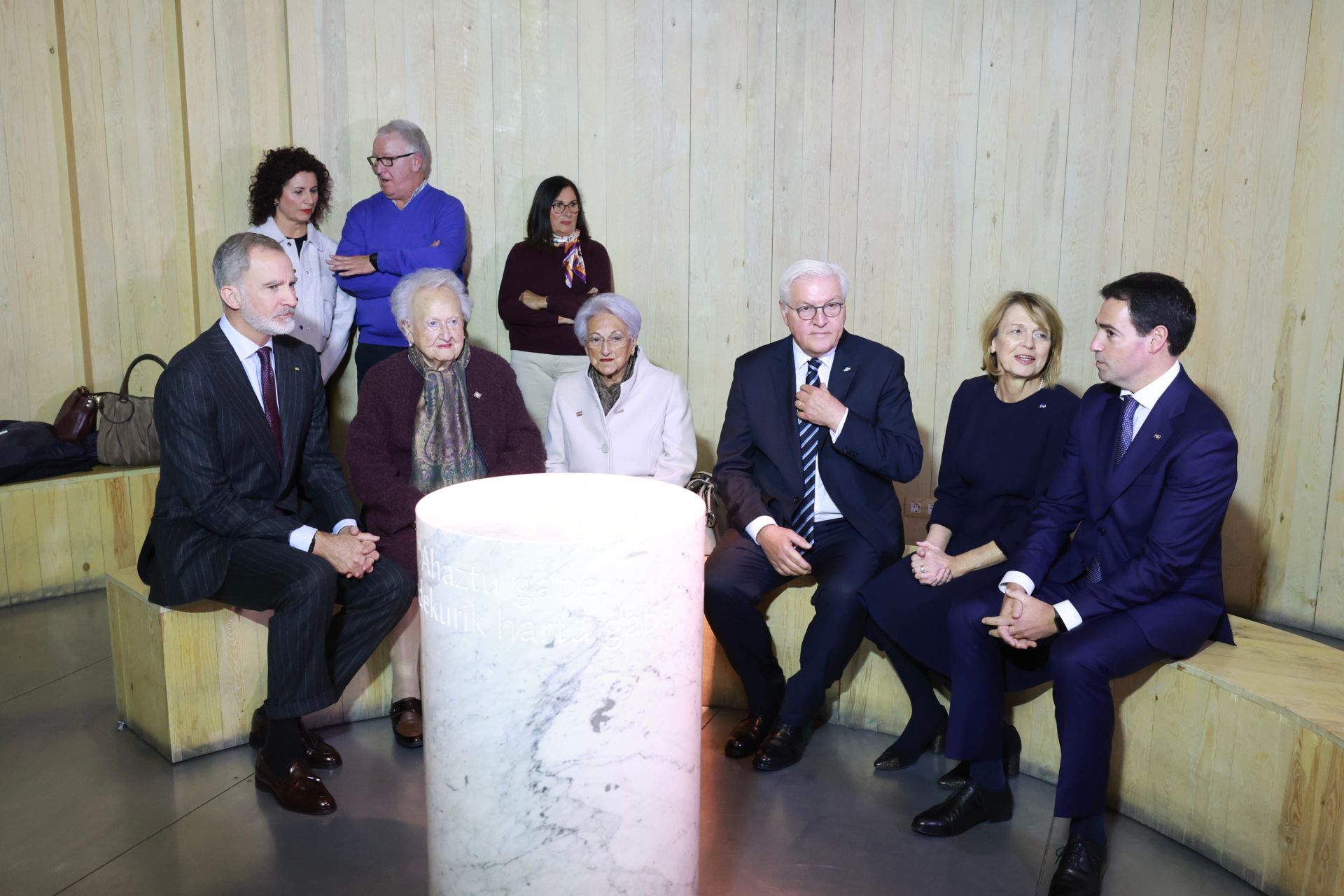 El Rey y el presidente de Alemania visitan Gernika