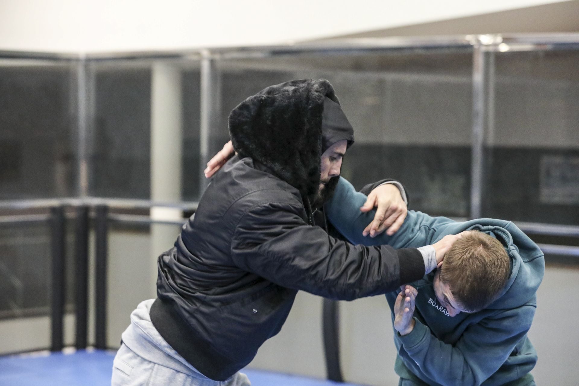 Así se preparan los luchadores de WOW