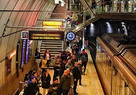 Retrasos generalizados en el metro por una avería en San Ignacio