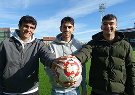 Mikel Montero, Diego Lamadrid y Gaizka Argente se enfrentarán a su ex equipo este domingo.