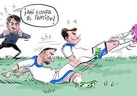 La viñeta de Cerrajería sobre la derrota del Alavés en el Camp Nou