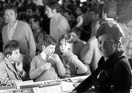 La feria en 1990, en la plaza del mercado.