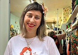 Vanesa Santos abrió hace casi 20 años la tienda Ah! del Casco Viejo.