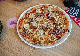 Una pizzería que fusiona productos italianos y vascos