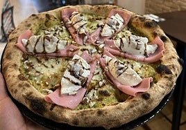 La pizza La Campeona de Formaggi.