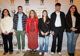 Maite Goikoetxea, Antonio Badiola, Ana Monje, Nagore Caballero, Asier Vaquero y Claudia Turiel