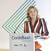 La presidenta de Confebask, Tamara Yagüe