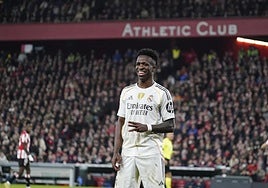 La Liga denuncia cánticos contra el Madrid, Vinicius y Asencio en San Mamés