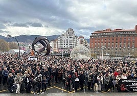 Cientos de autónomos se movilizaron hace una semana en Bilbao en un movimiento que ya reúne a 900 afectados en las redes sociales