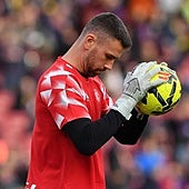 Unai Simón fue el mejor del Athletic ante el Madrid.
