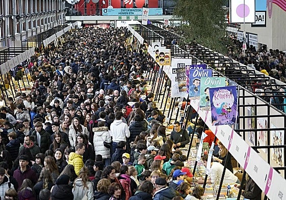 El recinto de Landako Gunea hasta la bandera.