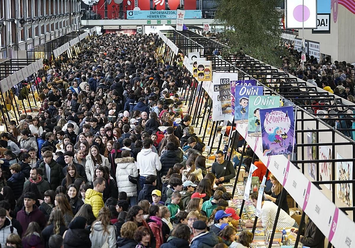 El recinto de Landako Gunea hasta la bandera.