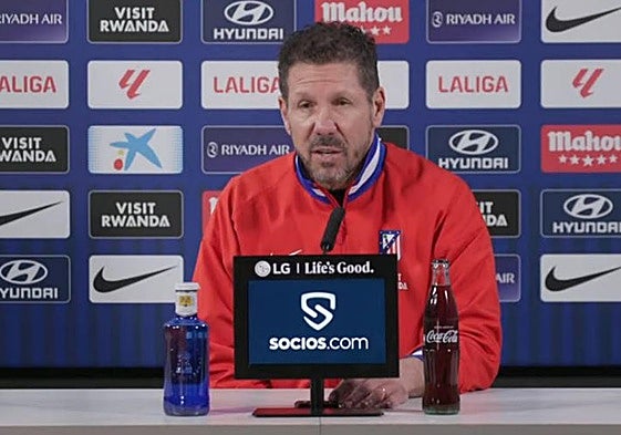 Simeone, sin mención al 'Bilbao' y con halagos a San Mamés
