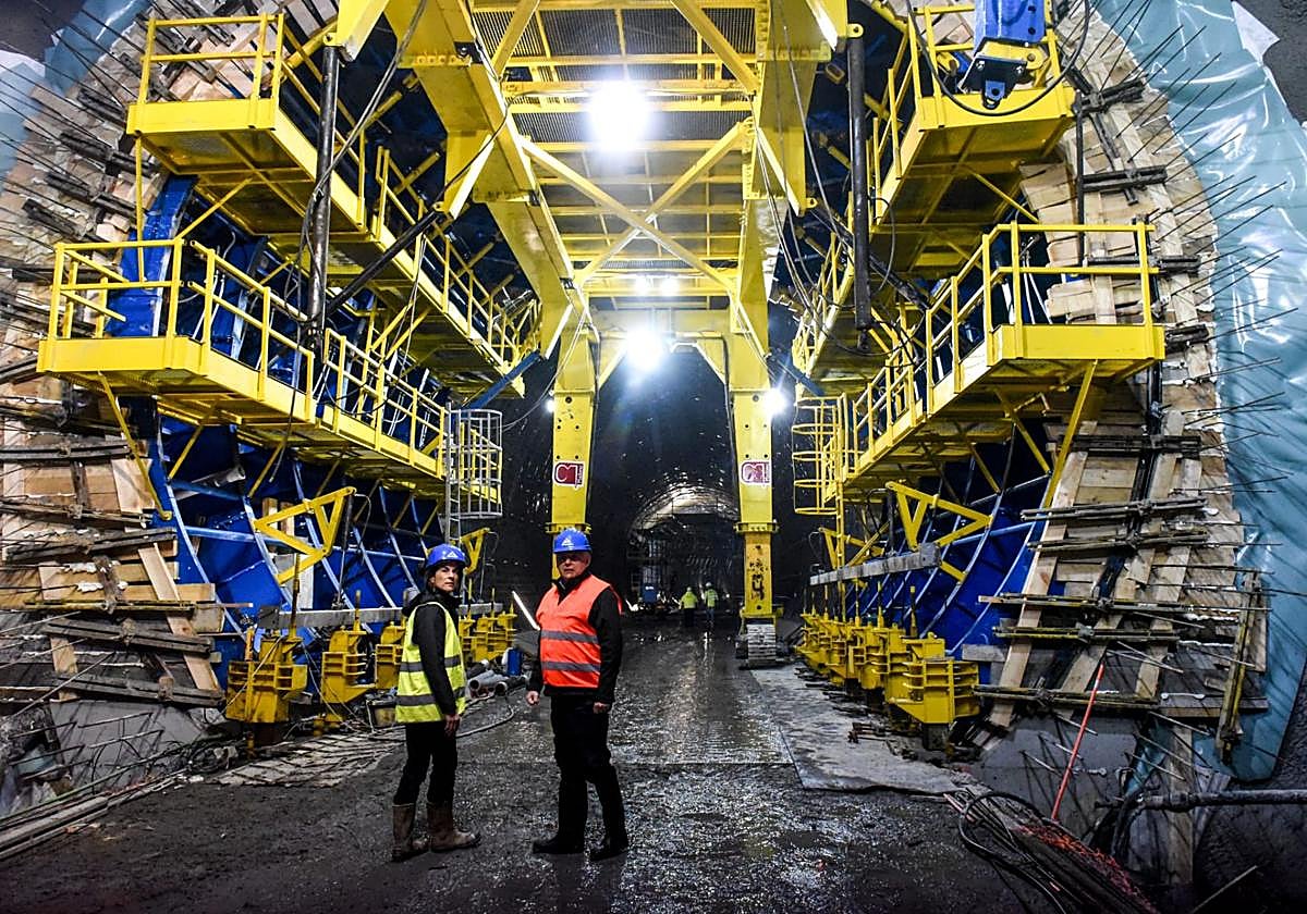 El mayor tanque de tormentas de Bizkaia, en imágenes
