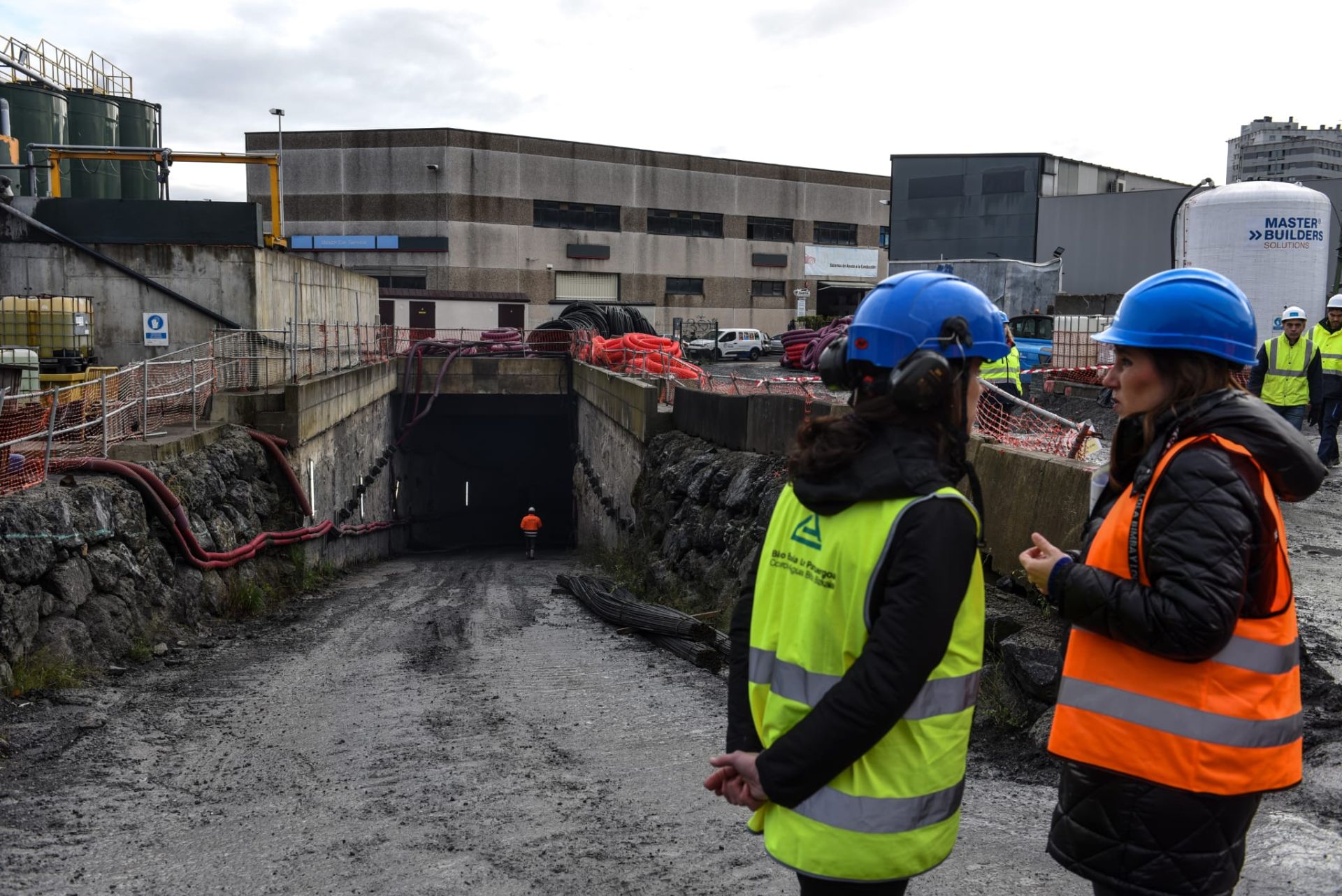 El mayor tanque de tormentas de Bizkaia, en imágenes