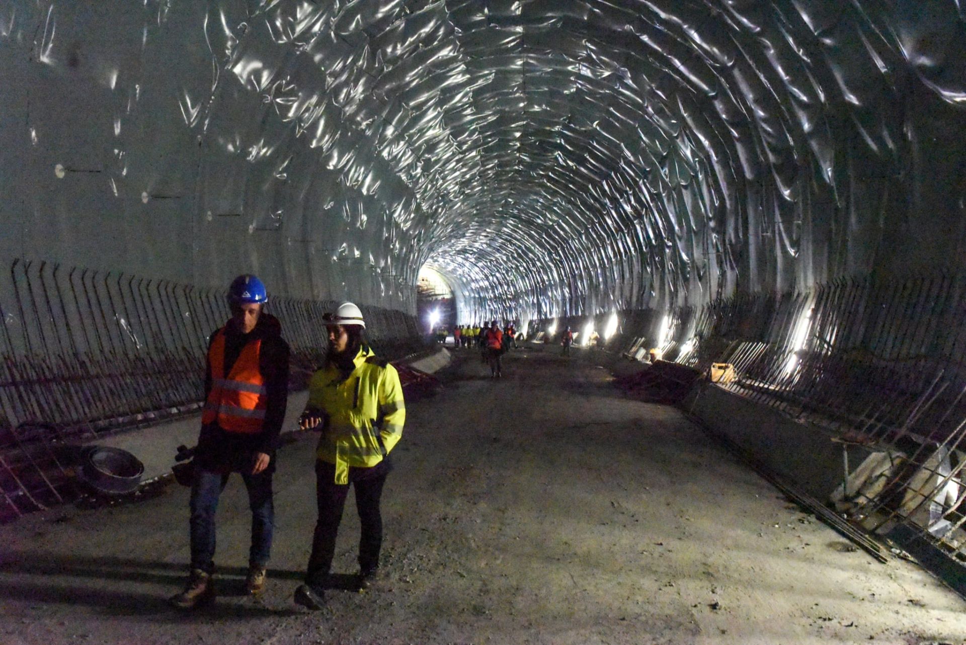 El mayor tanque de tormentas de Bizkaia, en imágenes