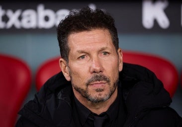El enfado de Simeone porque el tráfico de Bilbao retrasa la llegada del Atlético