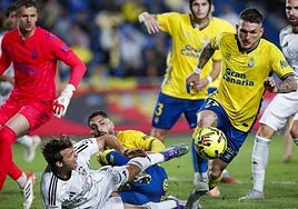 Las Palmas cimenta su cuarto puesto en la tabla en ser la mejor zaga de LaLiga; así es como ganó al Albacete (2-1) en la última comparecencia en su estadio.