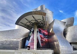Intervención de Darío Urzay en el Guggenheim cuando el Athletic ganó la Copa del Rey.