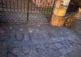 Vandalizan la Casa de Juntas de Gernika